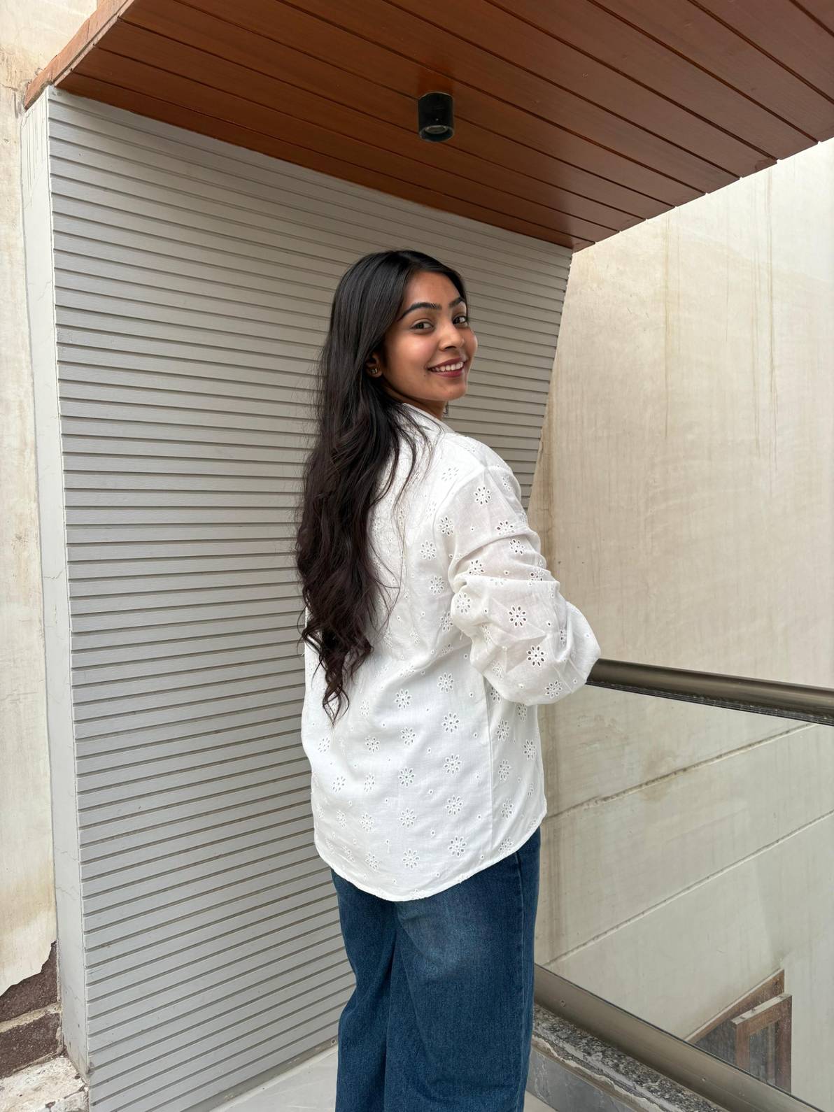 Embroidered Cotton Shirt