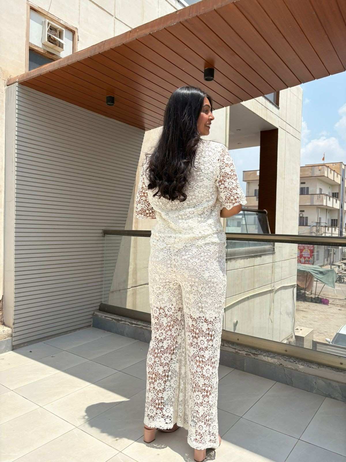 Lace thread coordset