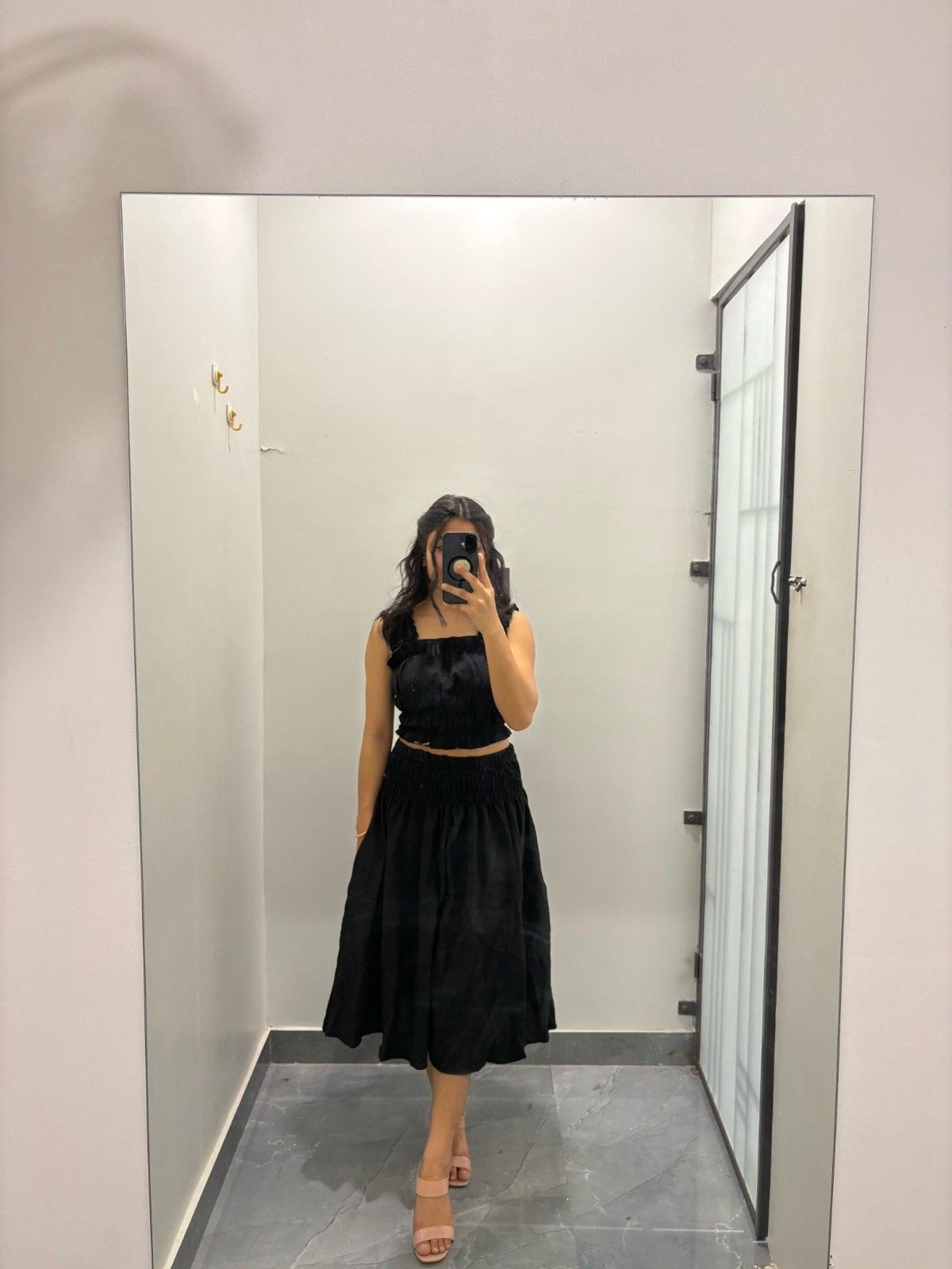Crop top skirt coordset